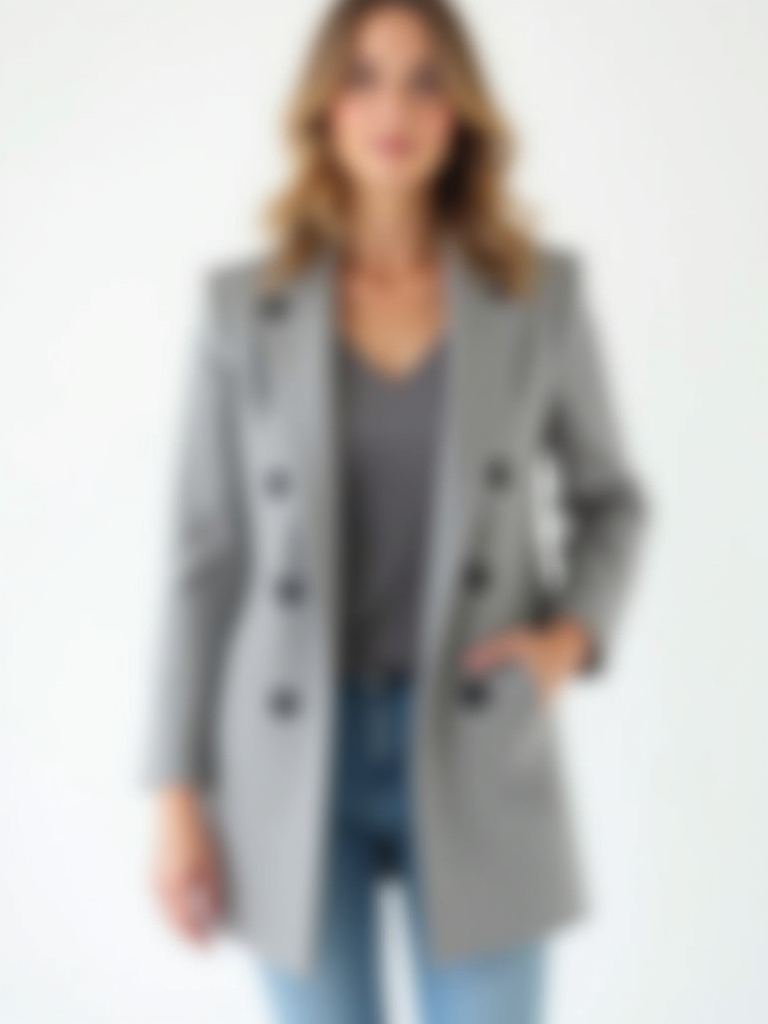 Veste d'hiver avec boutons Plusieurs coloris disponibles